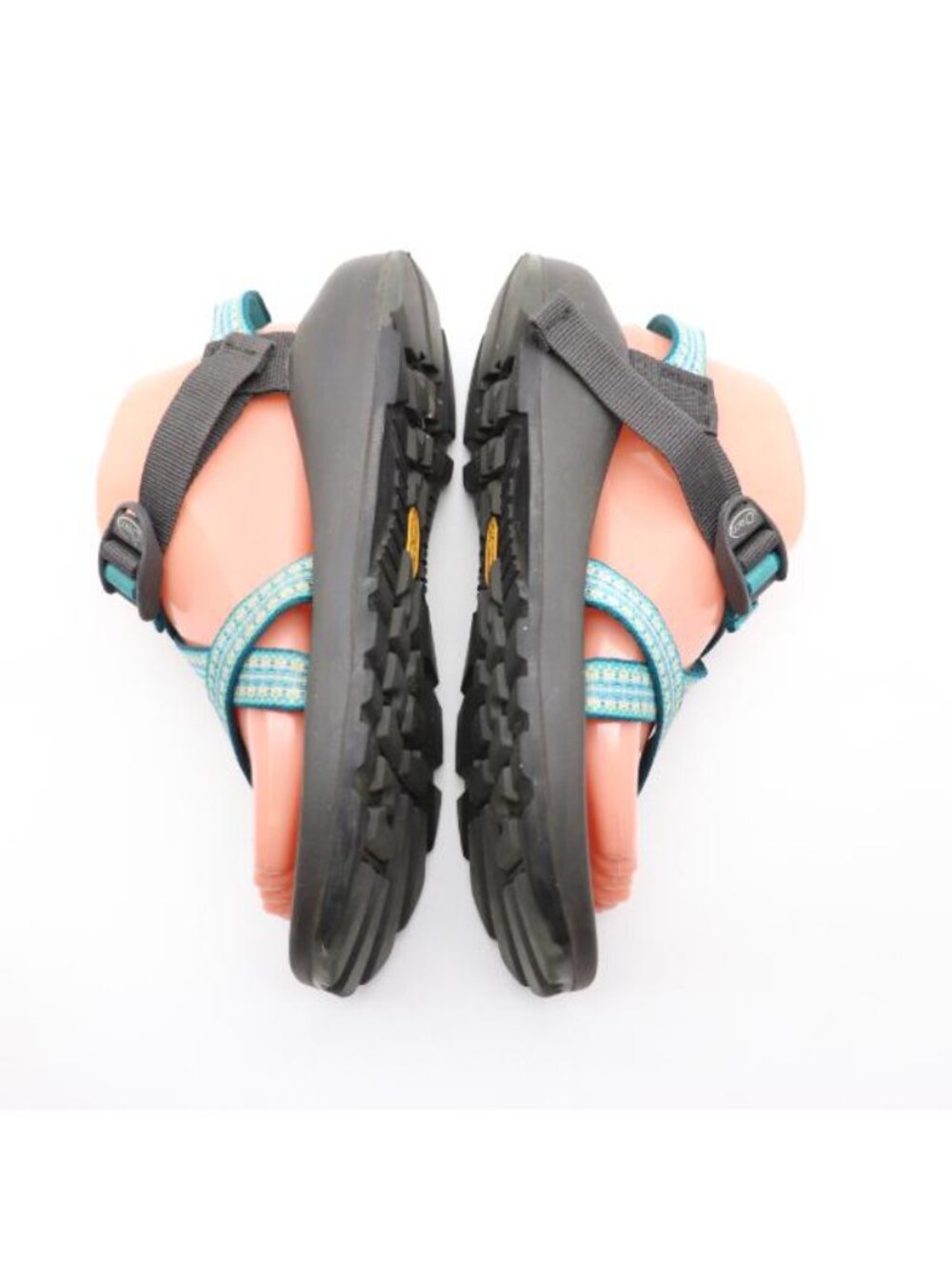 Chaco Z/2 Strap Sandals Women's Size 9 Blue White Sandals Adjustable Straps - Picture 8 of 9